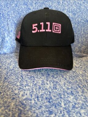5.11 Tactical Black and Pink women’s Cap with Embroidered Logo, in memory of 911